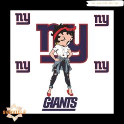 betty boop new york giants svg, sport svg, new york giants football team svg, new york giants svg, new york giants fans