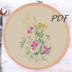 cross stitch pattern pdf mouse peas cross stitch pattern pdf design for embroidery