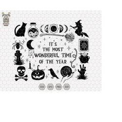 it's the most wonderful time of the year svg, halloween costume svg, halloween clipart, trendy halloween, digital file,