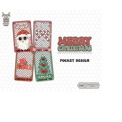 merry christmas tarot card png, merry and bright png, santa claus png, candy cane png, trendy christmas, winter png, chr