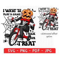 halloween i want to play a game shirt png, horror movie svg, trick or treat shirt png, funny cycopath, spooky season, ha