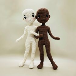 crochet doll body pattern, amigurumi doll pattern