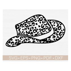 leopard cowboy hat svg, cheetah cowgirl hat svg, western svg, cowgirl svg, cowboy svg cut file for cricut, women's shirt