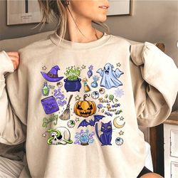 Vintage Halloween Shirt, Vintage Fall Shirt, Hocus Pocus Shirt, Halloween Vintage, Fall Crewneck, Pumpkin Shirt, Hallowe