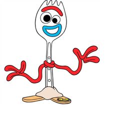 qualityperfectionus digital download - toy story forky - png, svg file for cricut, htv, instant download