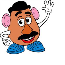 qualityperfectionus digital download - toy story mr. potato head - png, svg file for cricut, htv, instant download