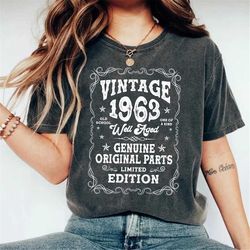 1963 well aged shirt, 60th birthday gift, vintage 1963 shirt, 60th birthday gift for women, 60th birthday shirt, 60th bi