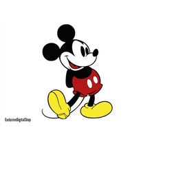 mickey mouse happy svg, mouse svg, cut file - digital download svg dxf eps png pdf design for cricut or silhouette cut f