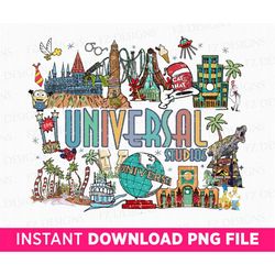 vintage universal trip png, 2023 family vacation png, family trip png, vacay mode 2023, png file for sublimation, instan