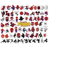 1000 files bundle layered svg, svg for cricut, spiderman png, baby spiderman svg, clipart bundle, instant download