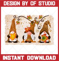 fall gnome png, fall gnomes, autumn leaves, gnome clipart, sublimation, gnome images, autumn leaves, waterslide images