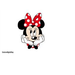 minnie mouse happy svg, mouse svg, cut file - digital download svg dxf eps png pdf design for cricut or silhouette cut f