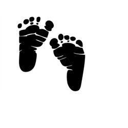 baby footprint svg, baby feet, new baby gift, baby footprint art, footprints svg, personalized, png, eps, dxf, jpg, svg,