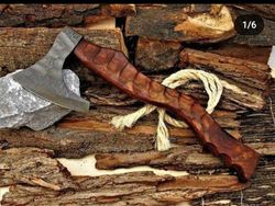 custom forged hand made axe