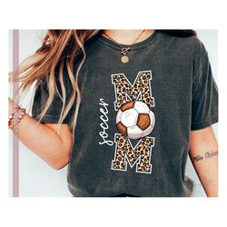 Soccer Mom Png, Soccer Mama Png for Sublimation Print Shirt Designs, Leopard Print, Transparent, Graphic, Game Day Png I