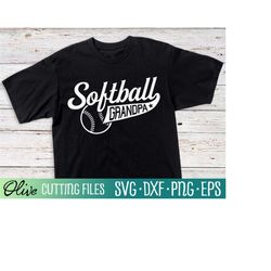 softball grandpa svg, softball grandpa shirt svg, softball player svg, svg files for cricut, cut file