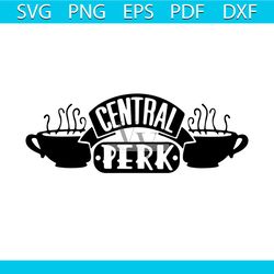 Central perk svg free, trending svg, friends svg, silhouette cameo, instant download, free vector files, shirt design, f