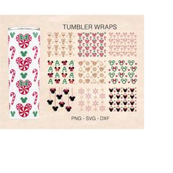 mouse ears christmas tumbler wrap svg, christmas tumbler design, mouse tumbler wrap, christmas tumbler, file for cricut,