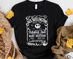 jack skellington halloween town nightmare before christmas shirt fan perfect gift idea for men women gift unisex tshirt