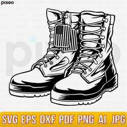 combat boots svg, army boots svg, soldier boots svg, military svg, army svg, veteran svg, combat boots clipart, navy svg