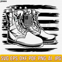 us combat boots svg, army boots svg, soldier boots svg, military svg, army svg, veteran svg, combat boots clipart, navy