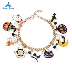 disney movie the nightmare before christmas bracelet pumpkin king jack skellington hand chain pendant halloween