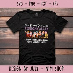 the seven dwarfs of fibromyalgia png, custom name