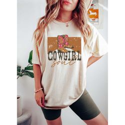 cowgirl shirts, cowgirl soul shirt, country cowgirl shirt, western shirt, country music t-shirt, vintage cowgirl shirt,