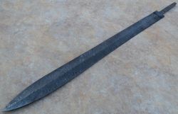 custom handmade damascus steel  36'' sword blank blade