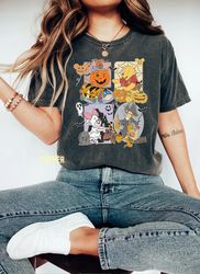 winnie the pooh halloween shirt, pooh and friends pumpkin shirt, disney spooky season shirt, disney halloween party