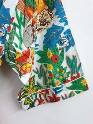 frida kahlo printed kimono, women's party wear, loungewear, unique gift, bridesmaid dress, kimono dressing gown