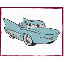 cars filled embroidery design 4 - instant download