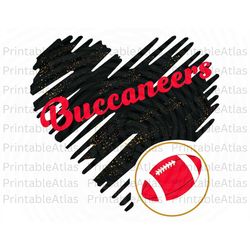 buccaneers svg, buccaneers heart svg clipart, buccaneers png, buccaneers football team svg, buccaneer school pride masco