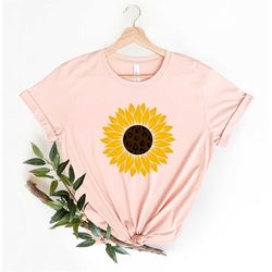 sunflower tee, sunflower shirt, flower shirt, sunflower tshirt, floral shirt, floral tee, gift for her