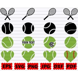 tennis silhouette | tennis cut files | tennis heart svg | tennis ball svg | tennis svg bundle | tennis design svg | tenn