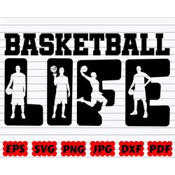 basketball life svg | life svg | sport life svg | basketball life cut file | basketball life quote svg | basketball life