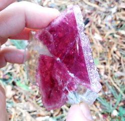 slice of pink tourmaline