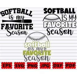 softball is my favorite season svg | my favorite season svg | favorite season svg | softball cut file | softball quote s