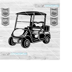 golf car svg | golfer dad cutfile | leisure sports stencil | beach cart clipart | golfing shirt png | father's day gift