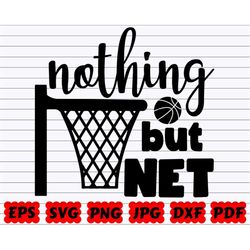 nothing but net svg | basketball net svg | basketball goal svg | basketball hoop svg | net svg | basketball cut file | b