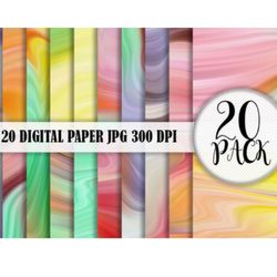 digital paper marble wave background