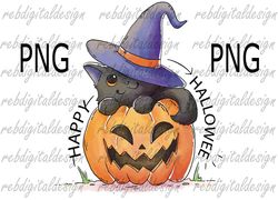 happy halloween png, pumpkin png, happy halloween cats, cutting sticker, png instant digital download clipart vector out
