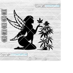 weed fairy svg | cannabis clipart | sexy high fairy cut file | marijuana stencil | 420 shirt png | kush life dxf | smoki