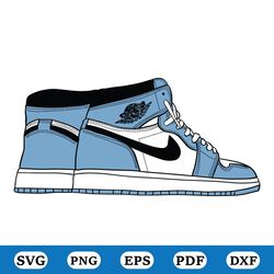 jordan sneakers carolina blue svg, sneaker design, air jordan svg, nike logo svg