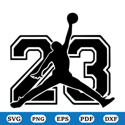 23 air jordan logo silhouette svg, logo svg, 23 svg, jump svg, basketball svg, jumpman logo svg, nike svg