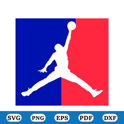 air jordan blue red logo svg, logo svg, 23 svg, jump svg, basketball svg, jumpman logo svg, nike svg, shoes brand svg