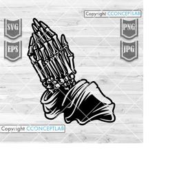 skeleton hand praying svg | skeleton hand svg | praying svg | praying clipart | praying cutfile | praying png | skeleton