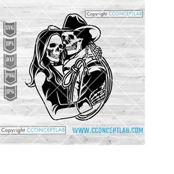 cowboy lovers skull svg | western clipart | howdy shirt png | rodeo dad cutfile | ranch dxf | dryland stencil | dreamlan