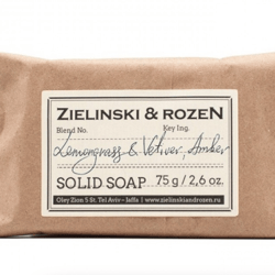 soap zielinski & rozen lemongrass & vetiver, amber