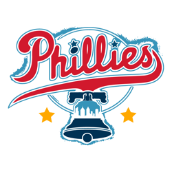 phillies baseball bell stars svg digital download